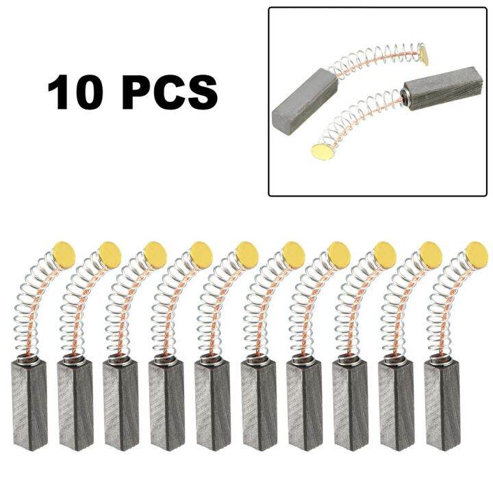 10pcs Motor Carbon Brushes 20mm X 6mm X 6mm Replacement Parts Lazada Ph 7827