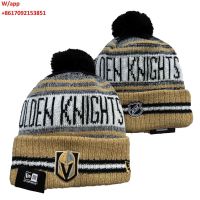 Nhl Beanies 5519 หมวกบีนนี่ ผ้าวูลถัก สีทอง สําหรับผู้ชาย และผู้หญิง