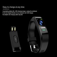 ♣ 2021 Brand New Color Screen Heart Rate Monitor Sports Bracelet Waterproof Fitness Activity Tracker Smart Watch 115 Plus