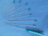 Fat Transplantation Liposuction Harvesting Cannulas Set With Handle