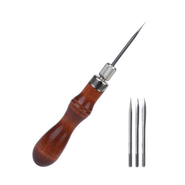 Leather Awl Stitcher Sewing Phing Tool N Four-In-One Pyramid Sewing ...