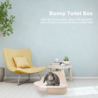 Bunny Litter Box Toilet Triangle Potty Trainer Corner Litter Bedding Box Guinea Pig Toilet Hamster Triangle Toilet