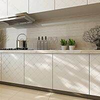 （A PRETTY）พีวีซีเคลือบเงา PaintFilm สก์ท็อป Beself กาวผนังกระดาษ OldCabinets ปรับปรุงสติกเกอร์