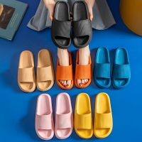 Women Thick Platform Cloud Slippers Summer Beach Soft Sole Slide Sandals Men Ladies Indoor Bathroom Anti-slip Home Slippers House Slippers