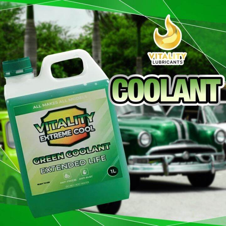 Vitality Coolant READY TO USE (Extreme Cool) Green Coolant for