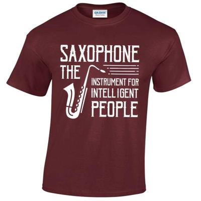 Saxophone Tshirt Mens S5Xl Musician Jazz Players Lovers Gift Present Idea