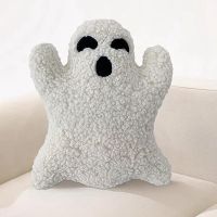 Ghost Throw Pillows Halloween Decoration Spooky Pillow Cute Ghost Plush Ghost Shaped Pillow Ghost Stuffed Animal