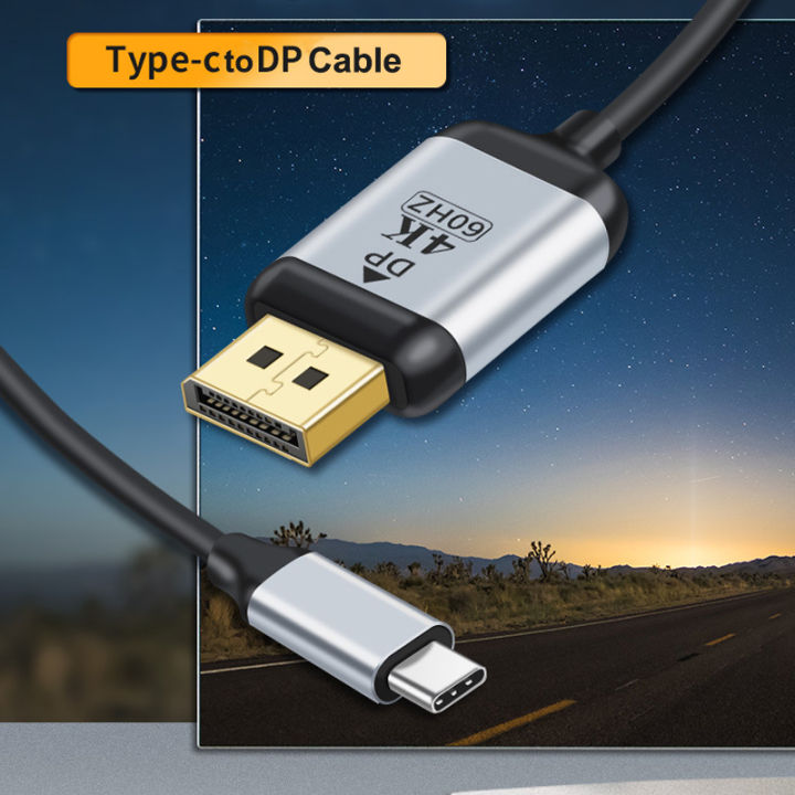 usb-3-1-type-c-เข้ากันได้กับ-dp-อะแดปเตอร์อุปกรณ์สำนักงานแบบพกพา4พัน-usb-c-dp-เคเบิ้ล-usb-type-c-3-1เพื่อมินิจอพอร์ตเคเบิ้ล