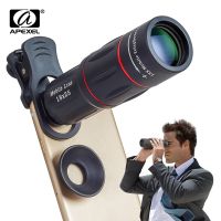 APEXEL 18X Telescope Zoom lens Monocular Mobile Phone camera Lenses for iPhone Samsung Smartphones for Camping hunting Sports Smartphone Lenses