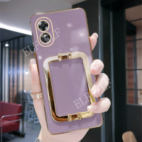 2023ใหม่เคส TPU หรูหราสำหรับ OPPO A78 5G เคสโทรศัพท์ซิลิโคนนิ่มป้องกัน RENO8T Oppo A78 5G พร้อมหัวเข็มขัดเหล็กสี่เหลี่ยมฝาปิดมีที่ยึด OPPO Reno 8T 4G 5G