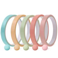 5 Rolls Candy Color Colored Funny Adhesive Tapes DIY Rainbow Balls Sensory Toys Decompression Colored Adhesive Tapes