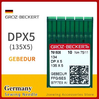 Special offers 50PCS DPX5 GEBEDUR Heat Proof Groz-Beckert Sewing Machine Needles For Industrial 135X5 761505 134R JUKI BROTHER SINGER SEIKO