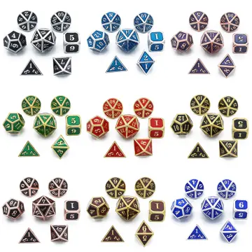 10pcs 20 Sided D20 Poliédrico Para E Jogo Role Playing Game