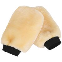 Haywood1 Car Washing Wool Mitt Automotive Cleaning Gloves Breathable   Wear Resistant Lambs Automobile