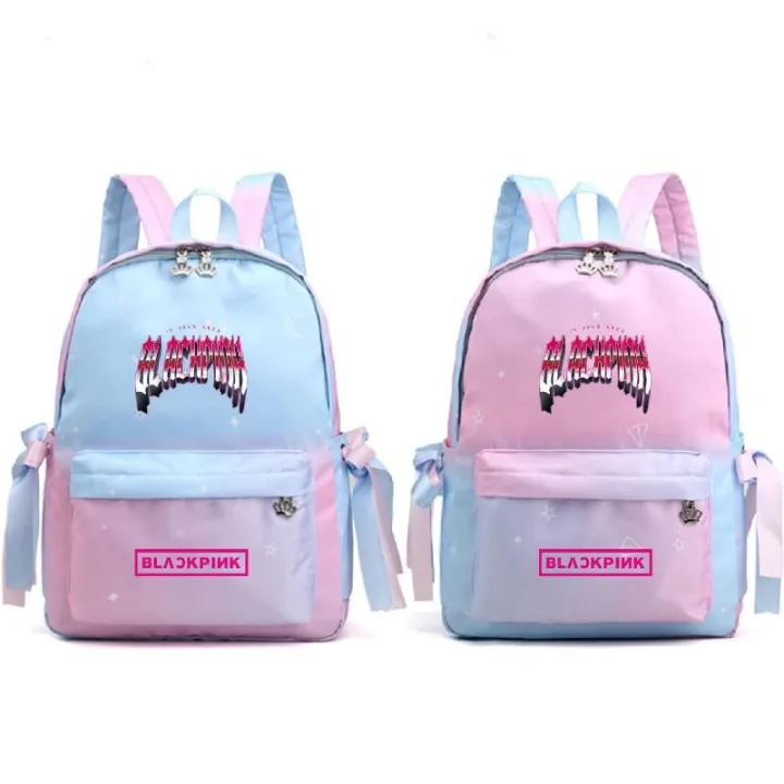 1 Pcs Korean Kpop Blackpink Backpack School Bag Backpacks Waterproof
