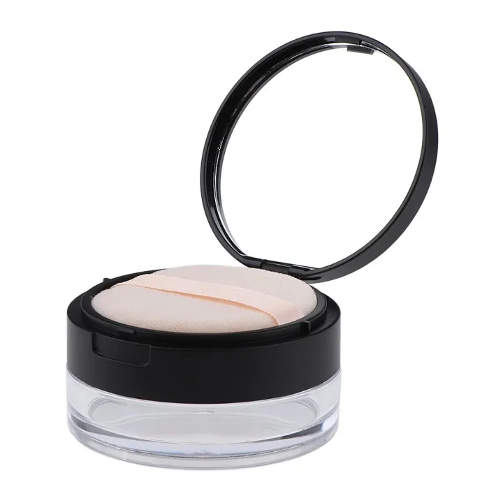 BolehDeals 20g Plastic Empty Powder Puff Case Face Loose Powder Blush