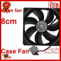 ✨✨#BEST SELLER พัดลมระบายความร้อน คอม PC Fan Case PC พัดลม 8CM สีดำ ##ที่ชาร์จ หูฟัง เคส Airpodss ลำโพง Wireless Bluetooth คอมพิวเตอร์ โทรศัพท์ USB ปลั๊ก เมาท์ HDMI สายคอมพิวเตอร์