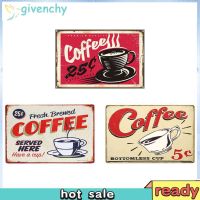 Vintage Coffee Metal Plate Poster Tin Plaques Wall Signs for Bar Pub Room