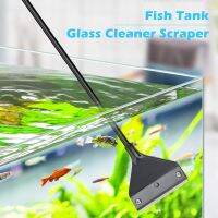 【cw】 Aquarium Cleaning Flat Removal Dual-use Glass Scraper Household with 5 Blades