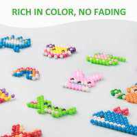 6000pcs Different Color Non-toxic Material DIY Water Sticky Fuse Beads Supplement Plastic Funny Toys Craft Kids Gift Home Decor