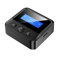 SZC เครื่องรับสัญญาณเสียงอเนกประสงค์จอแสดงผล LCD ดิจิตอลแบบ Lossless Bluetooth-compatible5อุปกรณ์ระบบเสียงตัวรับสัญญาณระบบเสียงแบบไร้สายจริงตัวปล่อยเสียง