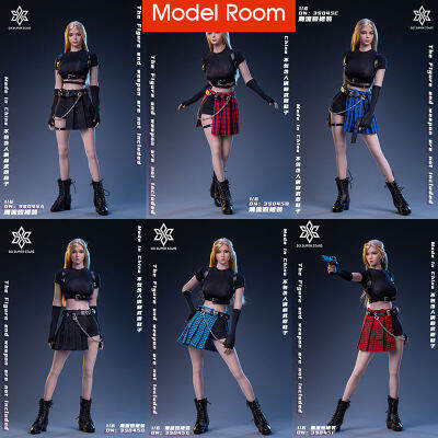 3STOYS 3S045 16 Female Handsome T-shirt Skirt Clothes Accessories Set Fit 12 TBL S12D Big Bust Suntan Action Figure Body