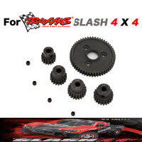 Traxxas Slash 32P เหล็กเกียร์โลหะ 54T / 15T 17T 19T Motor Pinion Gears สำหรับ 4x4 Stampede 4x4 VXL Rustler 4X4 E-Revo T-Maxx-czechao