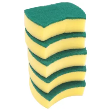 12pcs Sponge Scrubber Scourer Pad Dish Washing Scrub Sponge Stains Removing  USA