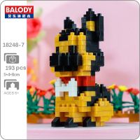 Balody 18248-7 Animal World Wolfhound Wolf Dog Pet Bone 3D Model DIY Mini Diamond Blocks Bricks Building Toy for Children no Box