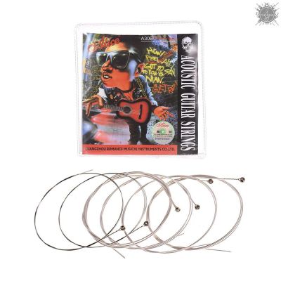 ♥TO♥ Alice A306 Series Acoustic Folk Guitar Strings Set Stainless Steel Wire Steel Core Silver-plated Copper Alloy Wound