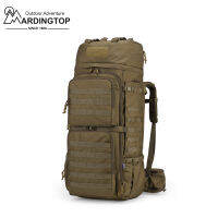 Mardingtop 75L Molle กระเป๋าเป้สะพายหลังกรอบภายในสำหรับปีนเขาพร้อมที่คลุมกันฝนสำหรับตั้งแคมป์ Bushcraft Military