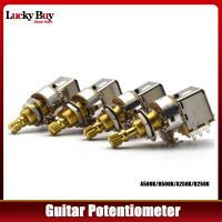 1pcs Guitar Push/Push Potentiometer A250K/B250K/A500K/B500K Brass Short Long Split Shaft