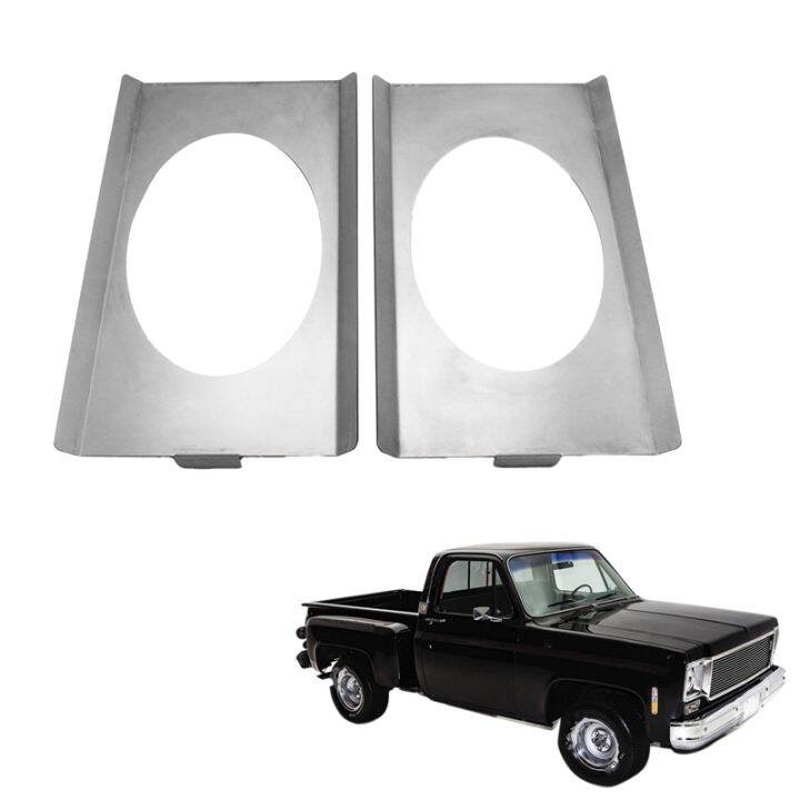 car-behind-seat-cab-corner-6inch-x-9inch-horn-adapters-brackets-speaker-mount-plates-for-chevy-c10-1973-1987