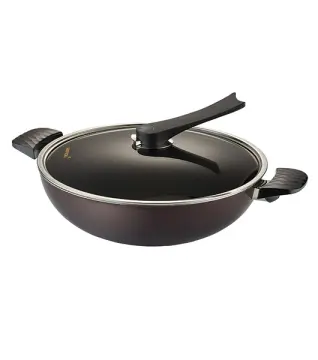  Happycall IH Diamond Lite Fry Pan 20 cm, Dark Brown, small:  Home & Kitchen