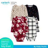 Carters  Bodysuit Set 4Pk Multi Holiday L9 คาร์เตอร์เสื้อผ้าชุดบอดี้สูทเซทแพ็ค 4 ชิ้น