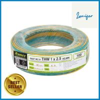 สายTHW IEC01 RANZZ 1x2.5 ตร.มม. 100 ม. สีเขียว/สีเหลืองELECTRICAL WIRE THW IEC01 RANZZ 1X2.5SQ.MM 100M GREEN/YELLOW **สอบถามเพิ่มเติมได้จ้า**