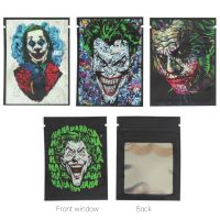 6*8 CM Cartoon Joker Plastic Bags Ziplock Food Packaging Jewelry Small Zip Lock Bags Dustproof Resealable Candy StorageBag Food Storage Dispensers