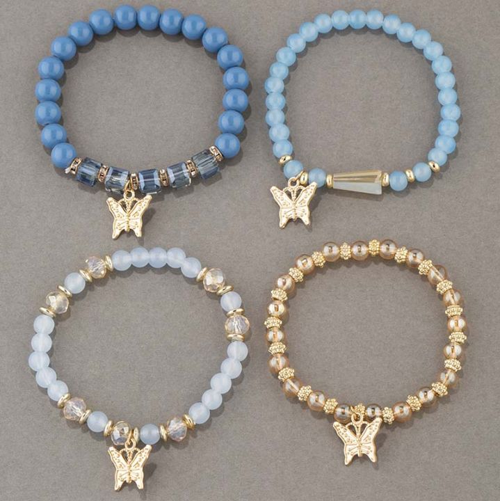 4pcs-bohemian-butterfly-charm-bracelet-set-for-women-crystal-beads-chain-bangle-female-fashion-party-jewelry-gift