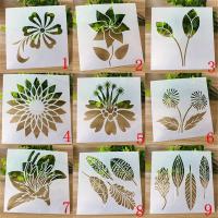 Stencil For Walls Craft Variety flowers Painting Scrapbooking Stamping Stencil Bullet Journ Embossing Paper Card Flower Template Rulers  Stencils