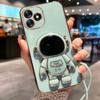 เคส TPU นุ่มกันกระแทกพร้อมขาตั้งนักบินอวกาศและสายคล้องสำหรับกล้อง Tecno Spark 10 4G 10 Pro เพิ่ม10C ให้ล้างทำความสะอาดได้