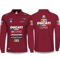 Most popular racing clothes 2023 New F1 Racing Suit Ducati F1 Racing Jersey Unisex Summer Long Sleeve Polo Shirt
