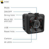 SQ11กล้อง IP อัจฉริยะ720P สำหรับใช้ร่วมกันได้หลายคนกล้องวิดีโอมองเห็นกลางคืนไร้สาย360องศาชาร์จผ่าน Usb