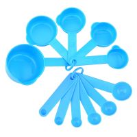 ♝☑ 11Pcs Measuring Spoons Multi Purpose Cups Graduated Tools Coffee Sugar Scoop Plastic Handle Household Kitchen Baking Accessoires