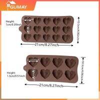 【lz】☾☽  Coração Silicone Chocolate Mold DIY Bolo Acessórios Ice Cubes Biscuit Pastelaria Cozimento Manual Acessórios de Cozinha Cavity Diamond 1-10Pcs