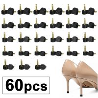 60Pcs Heel Caps for High Heels Dowel Lifts Lady Shoe Heeltaps Pins Wedding Care Kit Protectors Women Shoes Repair Accessories Shoes Accessories