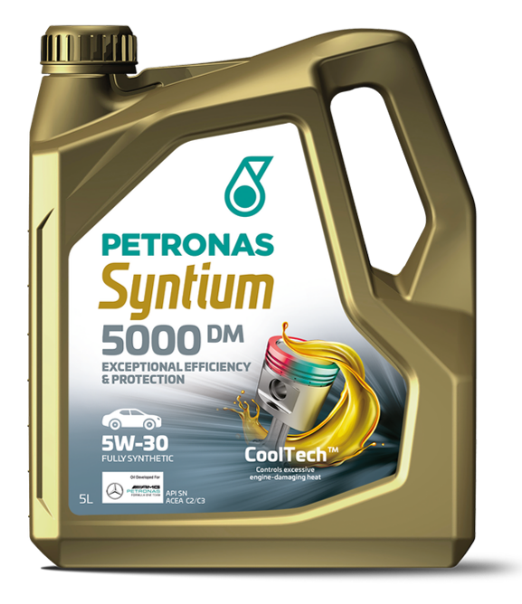น้ำมันเครื่อง-petronas-syntium-5000dm-5w-30-5l-acea-c3