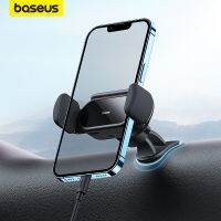 Baseus Car Phone Holder 360 Degrees Solar Electric Powered Universal Smartphone Clamping Stands Dashboard GPS Mount for iPhone Car Mounts