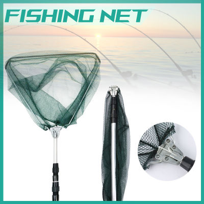 [Big sale start] Telescoping Pole Handle Fishing Net Retractable อลูมิเนียมอัลลอยด์พับได้ แบบพกพาและพับเก็บได้ แหอวน เครื่องมือตกปลา