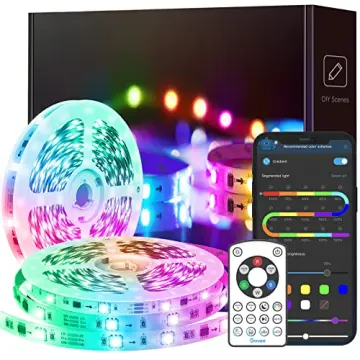  Govee 65.6ft RGBIC LED Strip Lights, Color Changing