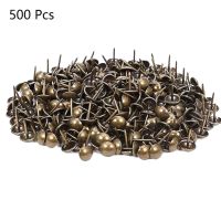 Set of 500 Antique Copper Finish Upholstery Nails Furniture Tacks French Natural Thumb Tack Push Pin Clips Pins Tacks